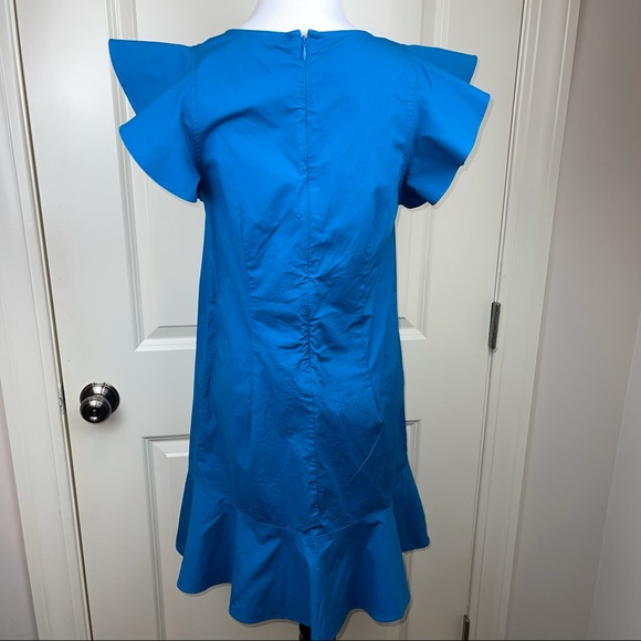 J Crew Mercantile Flutter Sleeve Tank Ruffle Dress - Picture 7 of 15